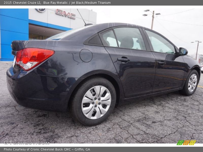 Blue Ray Metallic / Jet Black/Medium Titanium 2015 Chevrolet Cruze LS