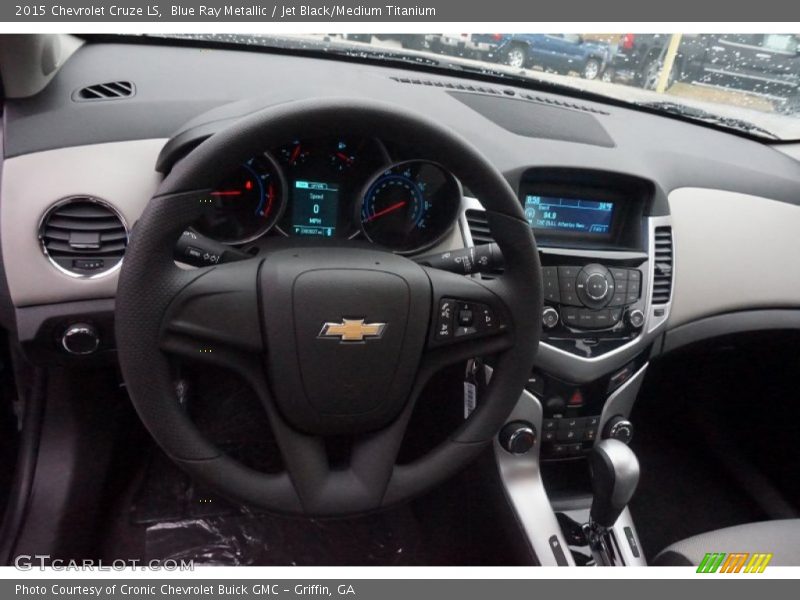 Blue Ray Metallic / Jet Black/Medium Titanium 2015 Chevrolet Cruze LS