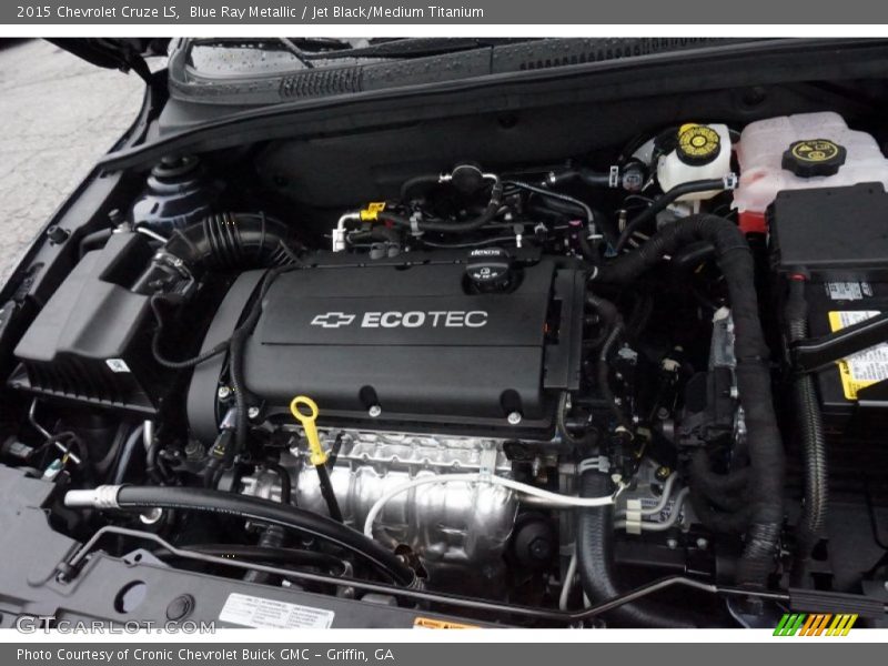 Blue Ray Metallic / Jet Black/Medium Titanium 2015 Chevrolet Cruze LS