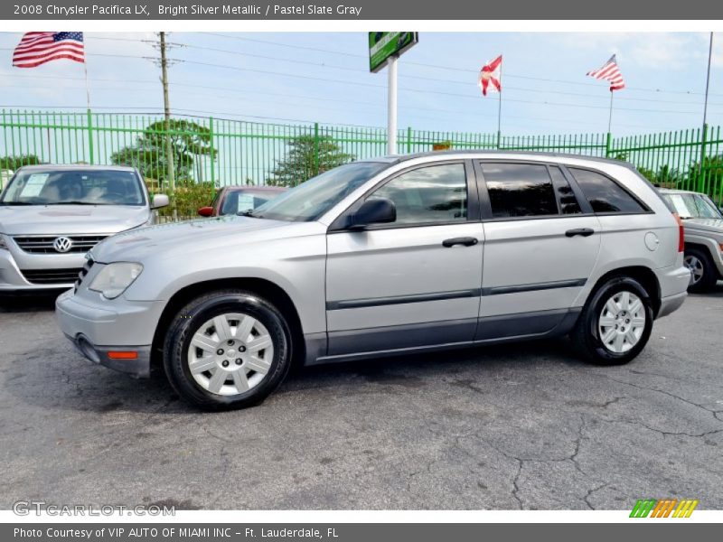 Bright Silver Metallic / Pastel Slate Gray 2008 Chrysler Pacifica LX