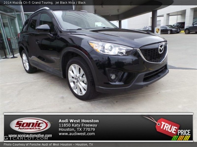 Jet Black Mica / Black 2014 Mazda CX-5 Grand Touring