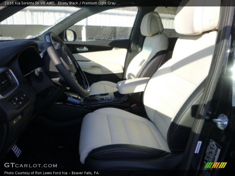Front Seat of 2016 Sorento SX V6 AWD