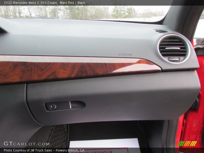Mars Red / Black 2012 Mercedes-Benz C 350 Coupe