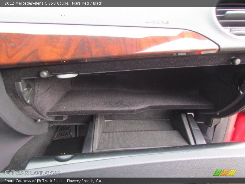 Mars Red / Black 2012 Mercedes-Benz C 350 Coupe