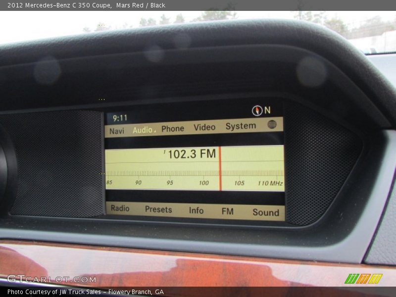 Mars Red / Black 2012 Mercedes-Benz C 350 Coupe