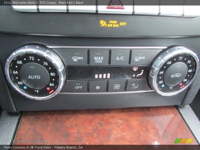Controls of 2012 C 350 Coupe