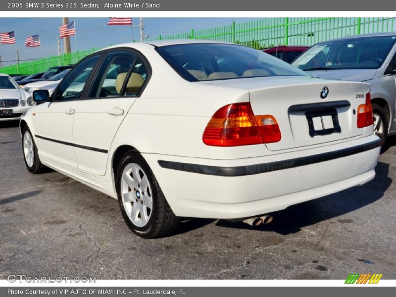 Alpine White / Sand 2005 BMW 3 Series 325i Sedan