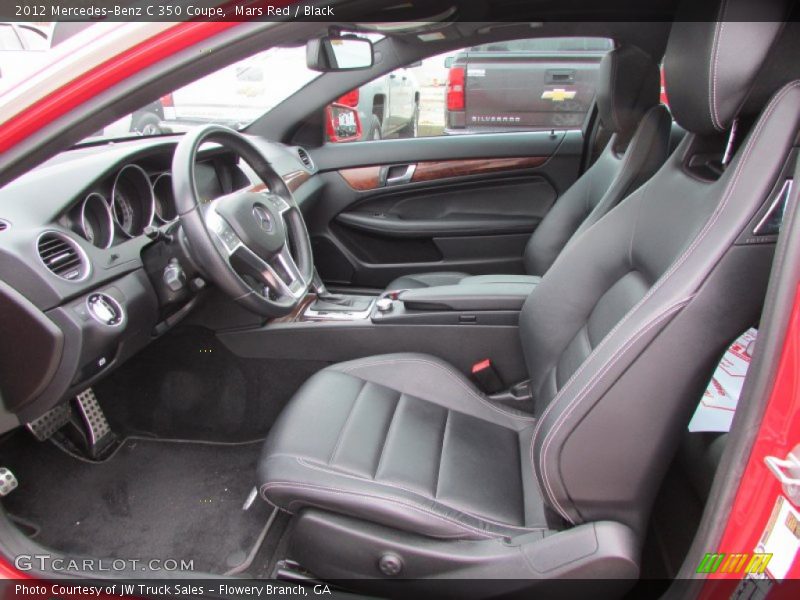 Front Seat of 2012 C 350 Coupe