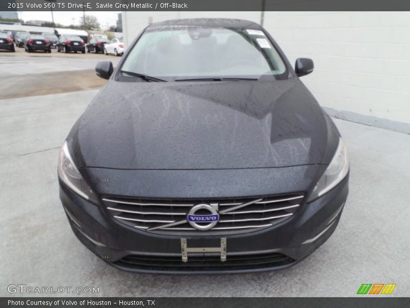 Savile Grey Metallic / Off-Black 2015 Volvo S60 T5 Drive-E