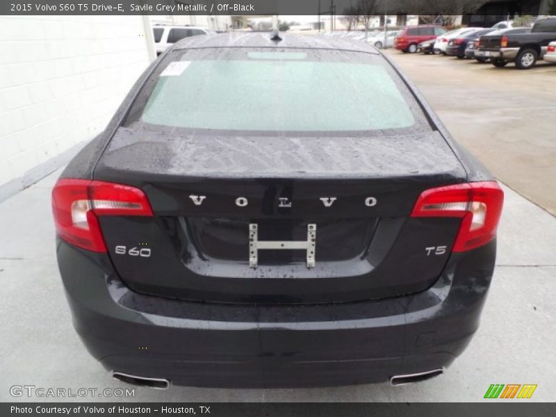 Savile Grey Metallic / Off-Black 2015 Volvo S60 T5 Drive-E