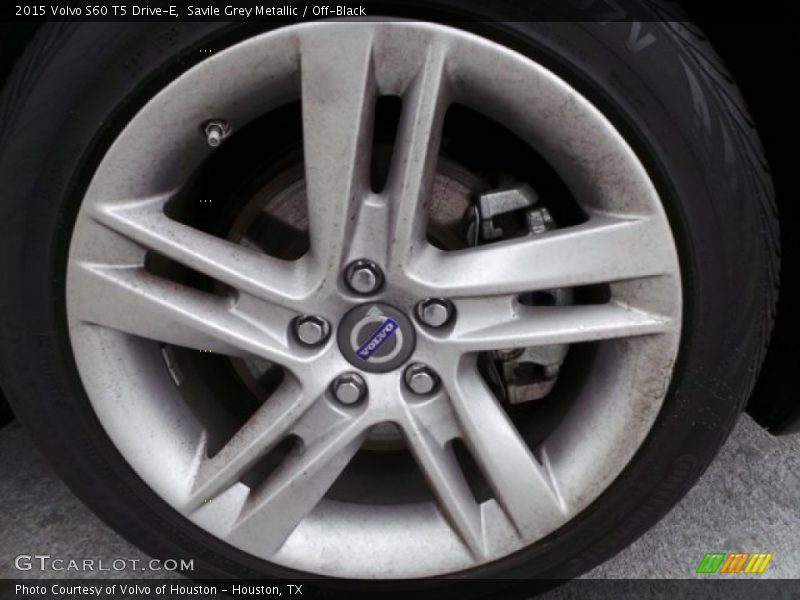 Savile Grey Metallic / Off-Black 2015 Volvo S60 T5 Drive-E