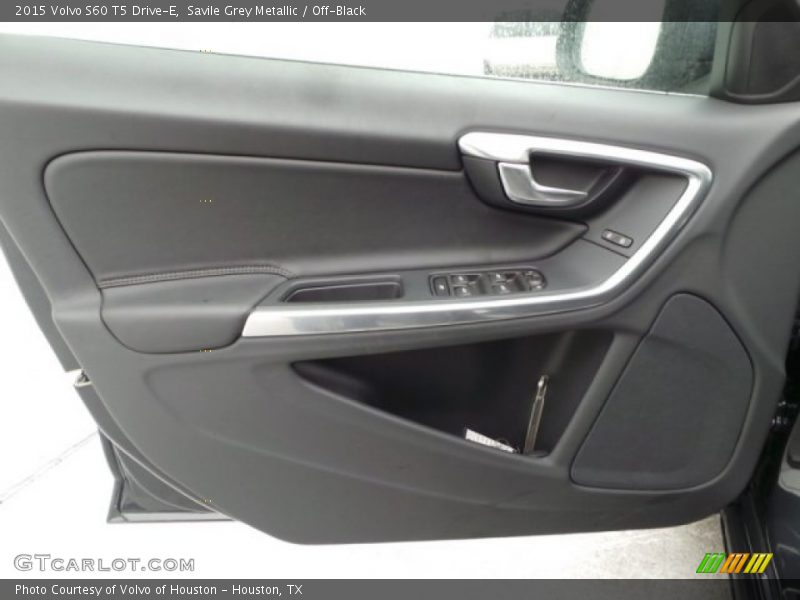 Savile Grey Metallic / Off-Black 2015 Volvo S60 T5 Drive-E