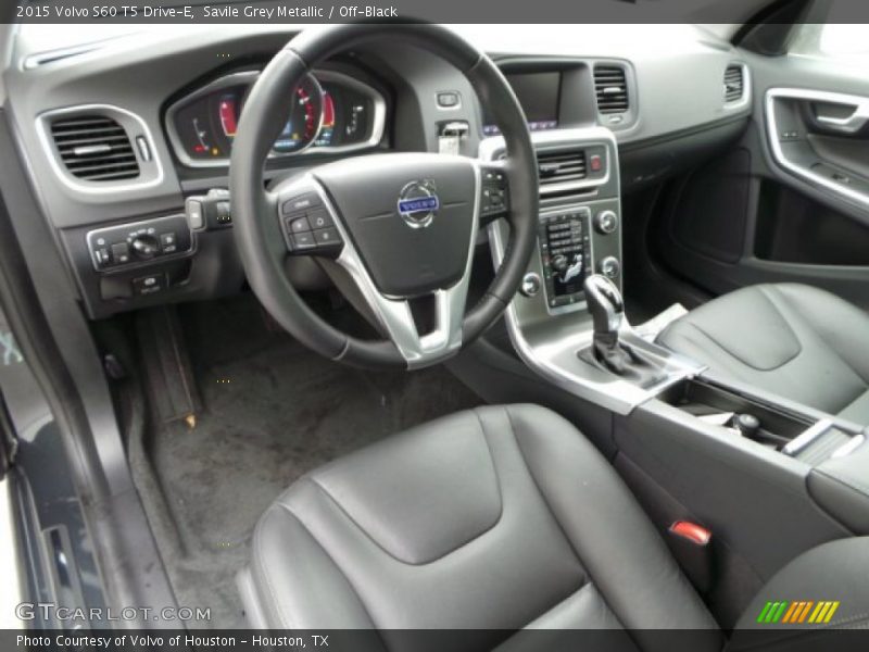 Savile Grey Metallic / Off-Black 2015 Volvo S60 T5 Drive-E