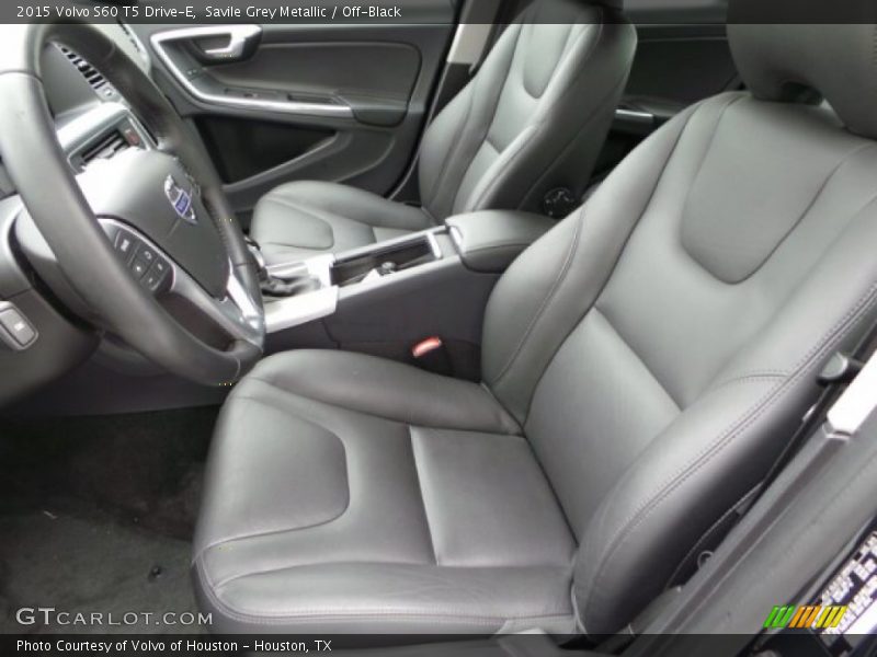Savile Grey Metallic / Off-Black 2015 Volvo S60 T5 Drive-E