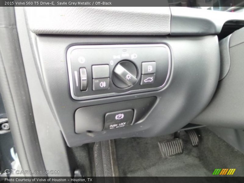 Savile Grey Metallic / Off-Black 2015 Volvo S60 T5 Drive-E