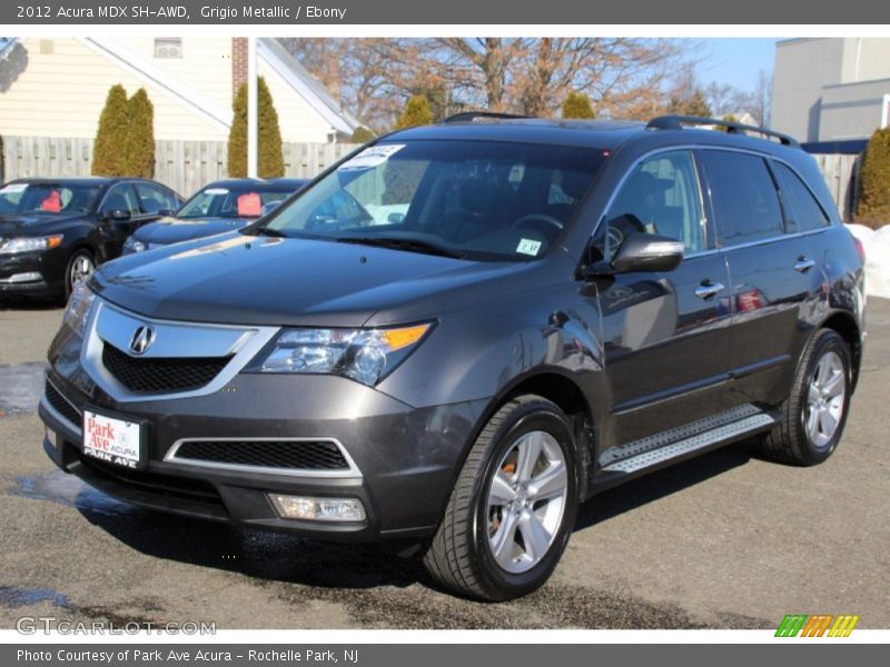 Grigio Metallic / Ebony 2012 Acura MDX SH-AWD