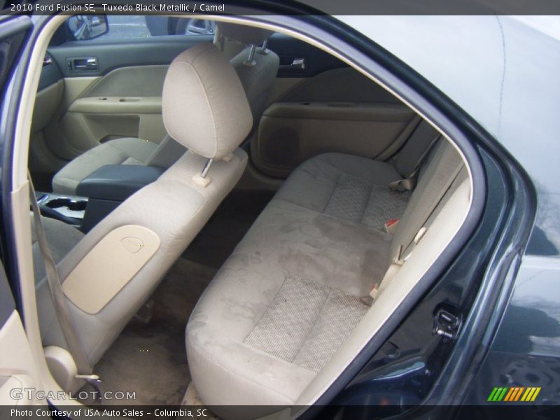 Tuxedo Black Metallic / Camel 2010 Ford Fusion SE