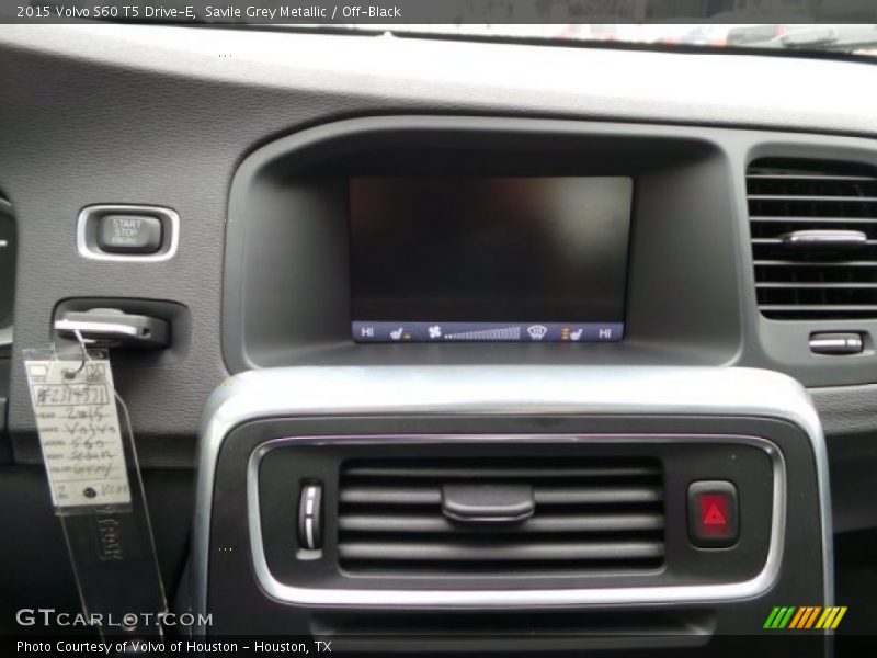 Savile Grey Metallic / Off-Black 2015 Volvo S60 T5 Drive-E