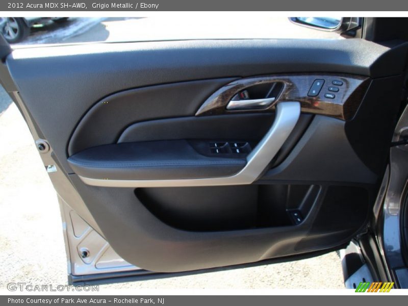 Grigio Metallic / Ebony 2012 Acura MDX SH-AWD