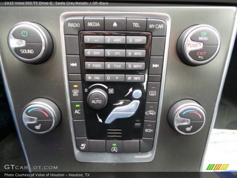 Savile Grey Metallic / Off-Black 2015 Volvo S60 T5 Drive-E