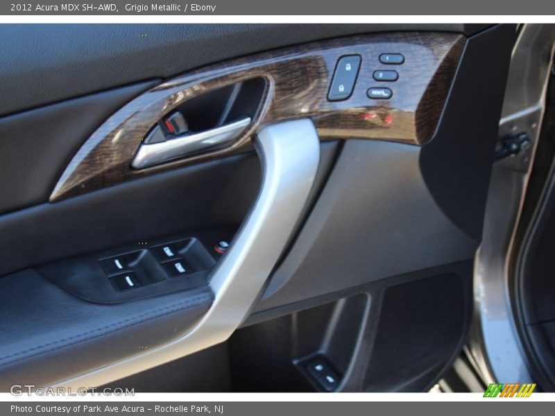 Grigio Metallic / Ebony 2012 Acura MDX SH-AWD