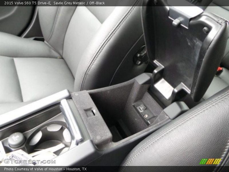 Savile Grey Metallic / Off-Black 2015 Volvo S60 T5 Drive-E