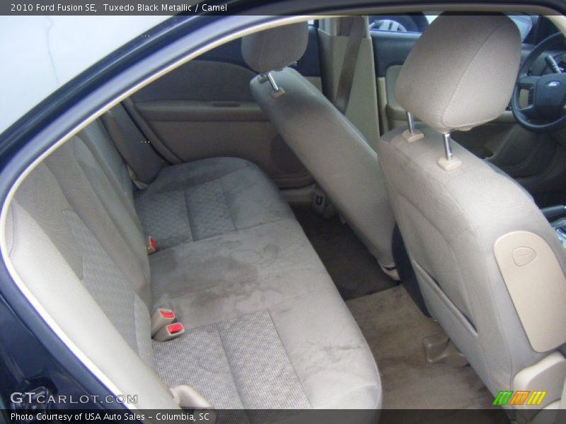 Tuxedo Black Metallic / Camel 2010 Ford Fusion SE