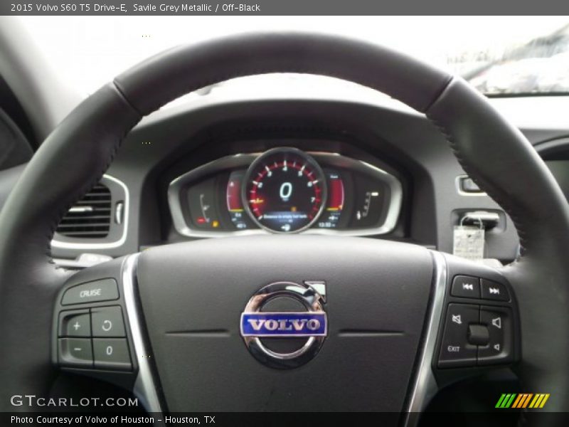 Savile Grey Metallic / Off-Black 2015 Volvo S60 T5 Drive-E