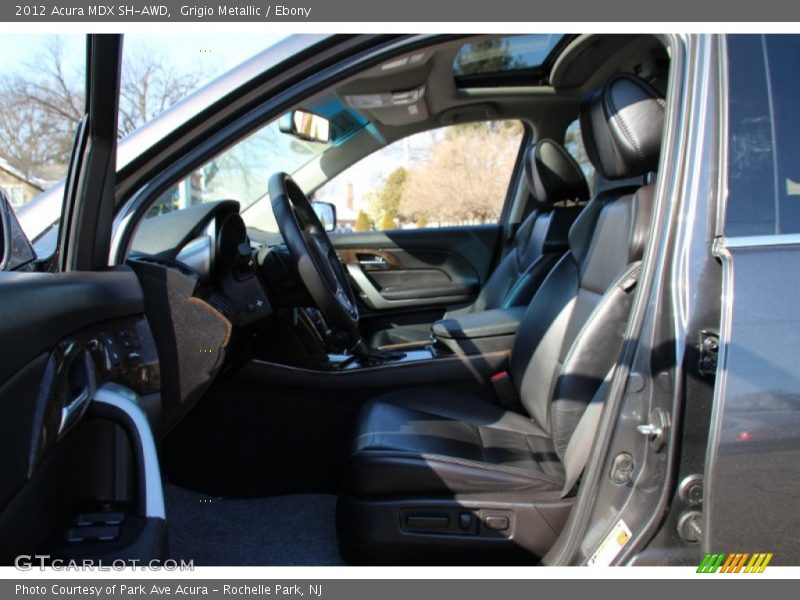 Grigio Metallic / Ebony 2012 Acura MDX SH-AWD