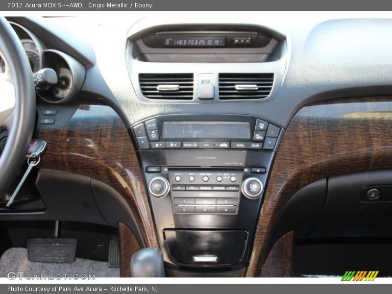 Grigio Metallic / Ebony 2012 Acura MDX SH-AWD