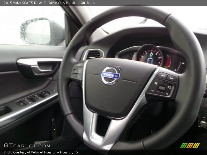 Savile Grey Metallic / Off-Black 2015 Volvo S60 T5 Drive-E