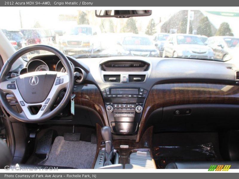Grigio Metallic / Ebony 2012 Acura MDX SH-AWD