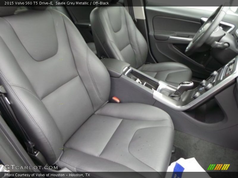 Savile Grey Metallic / Off-Black 2015 Volvo S60 T5 Drive-E