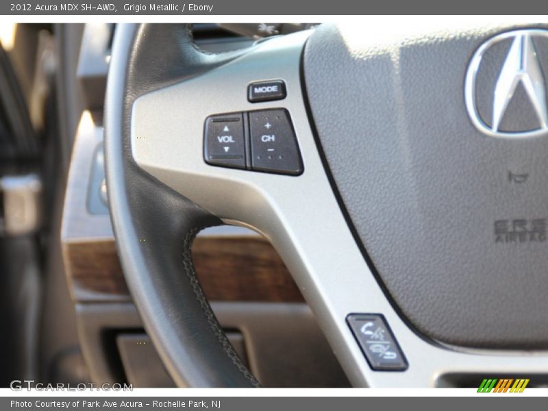 Grigio Metallic / Ebony 2012 Acura MDX SH-AWD