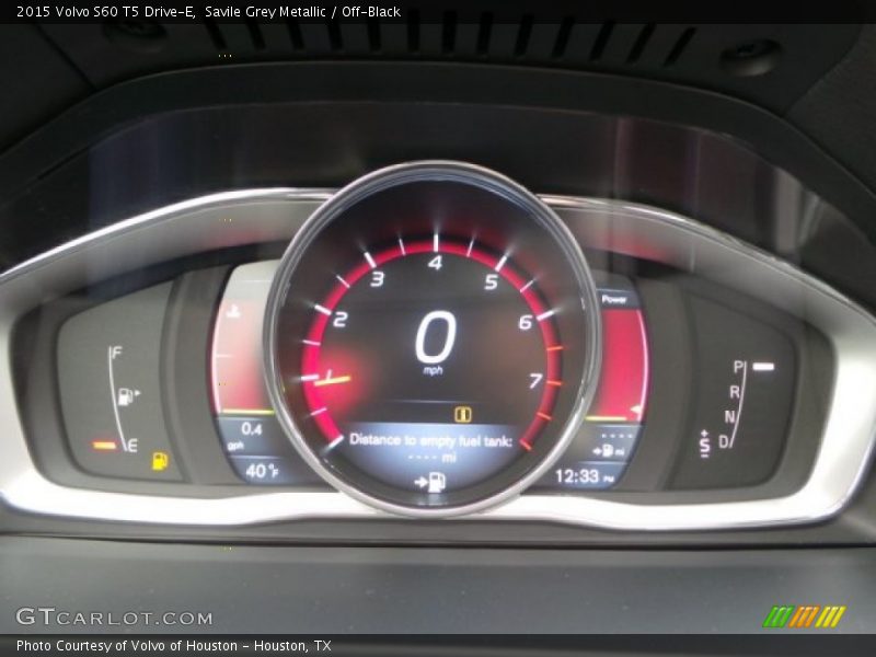 Savile Grey Metallic / Off-Black 2015 Volvo S60 T5 Drive-E