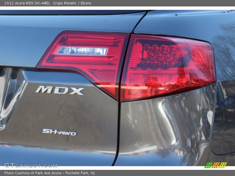 Grigio Metallic / Ebony 2012 Acura MDX SH-AWD