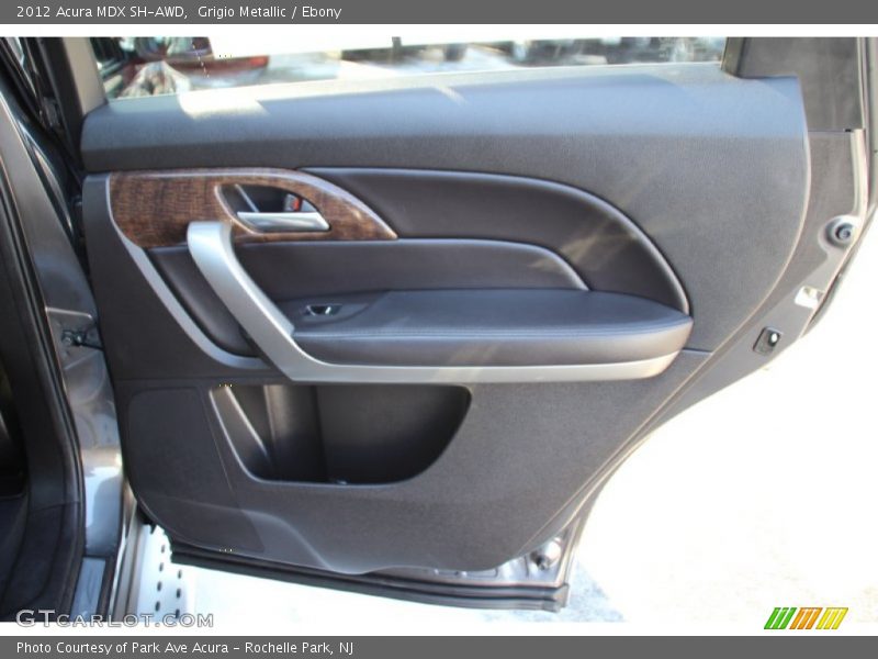Grigio Metallic / Ebony 2012 Acura MDX SH-AWD