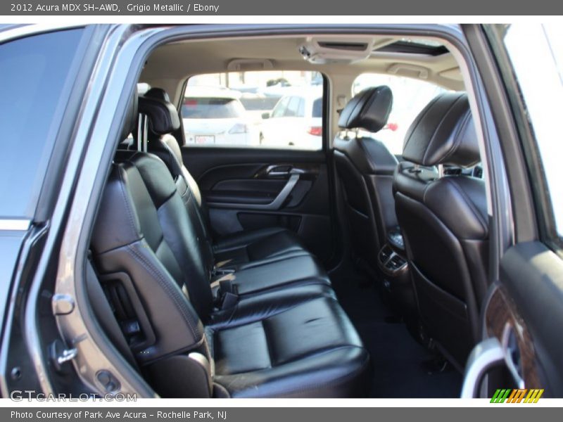 Grigio Metallic / Ebony 2012 Acura MDX SH-AWD