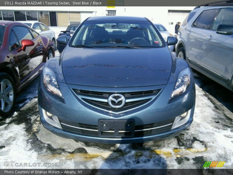 Steel Blue / Black 2012 Mazda MAZDA6 i Touring Sedan