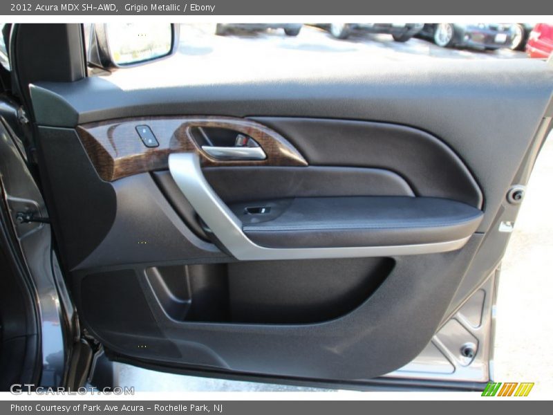 Grigio Metallic / Ebony 2012 Acura MDX SH-AWD