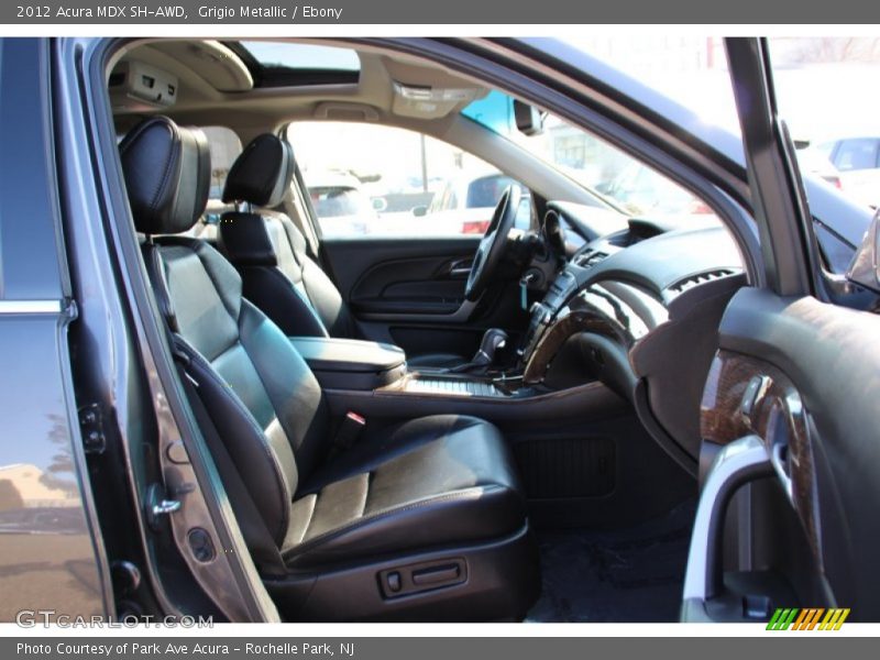 Grigio Metallic / Ebony 2012 Acura MDX SH-AWD