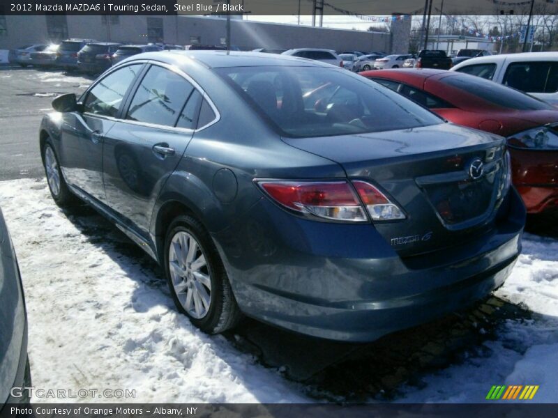 Steel Blue / Black 2012 Mazda MAZDA6 i Touring Sedan