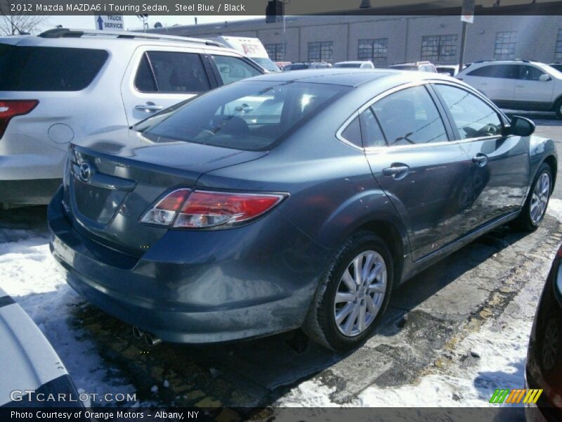 Steel Blue / Black 2012 Mazda MAZDA6 i Touring Sedan