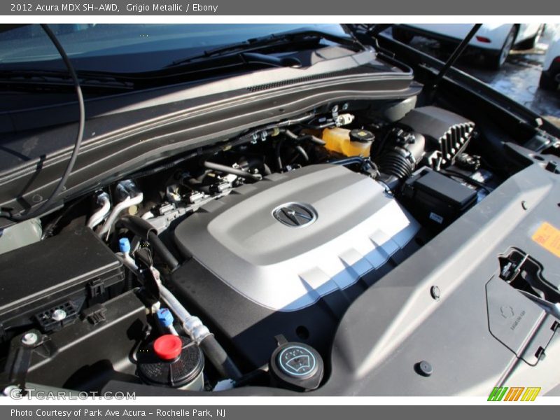 Grigio Metallic / Ebony 2012 Acura MDX SH-AWD