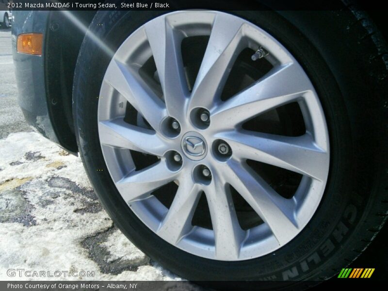 Steel Blue / Black 2012 Mazda MAZDA6 i Touring Sedan