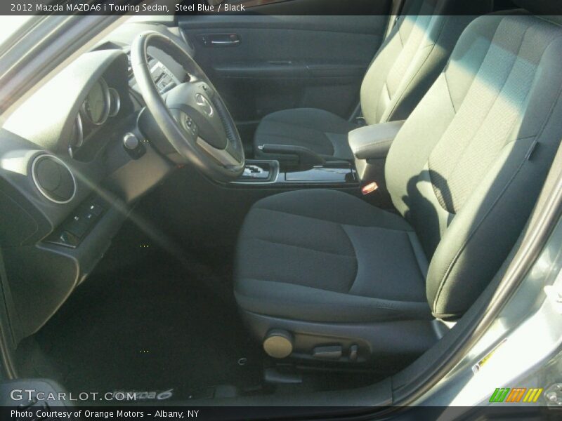 Steel Blue / Black 2012 Mazda MAZDA6 i Touring Sedan