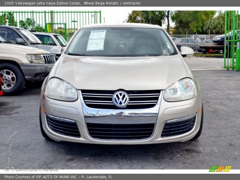 Wheat Beige Metallic / Anthracite 2005 Volkswagen Jetta Value Edition Sedan