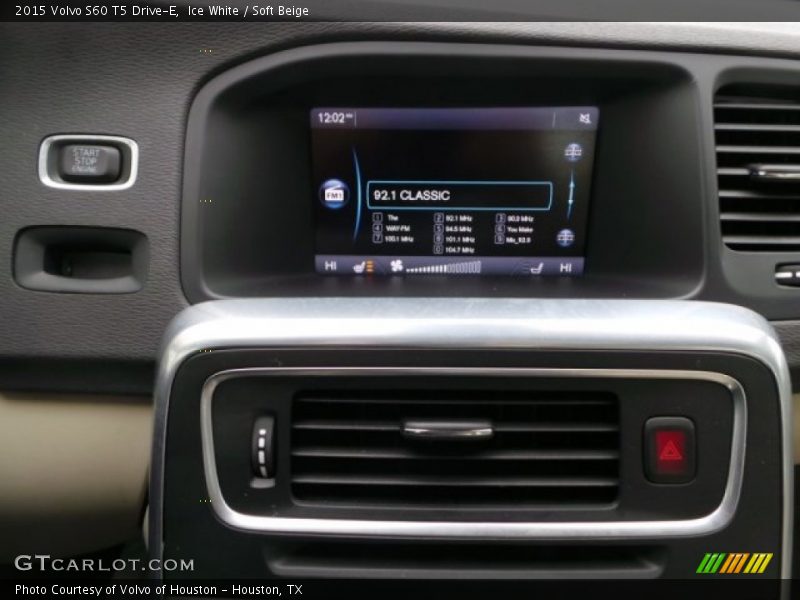 Ice White / Soft Beige 2015 Volvo S60 T5 Drive-E