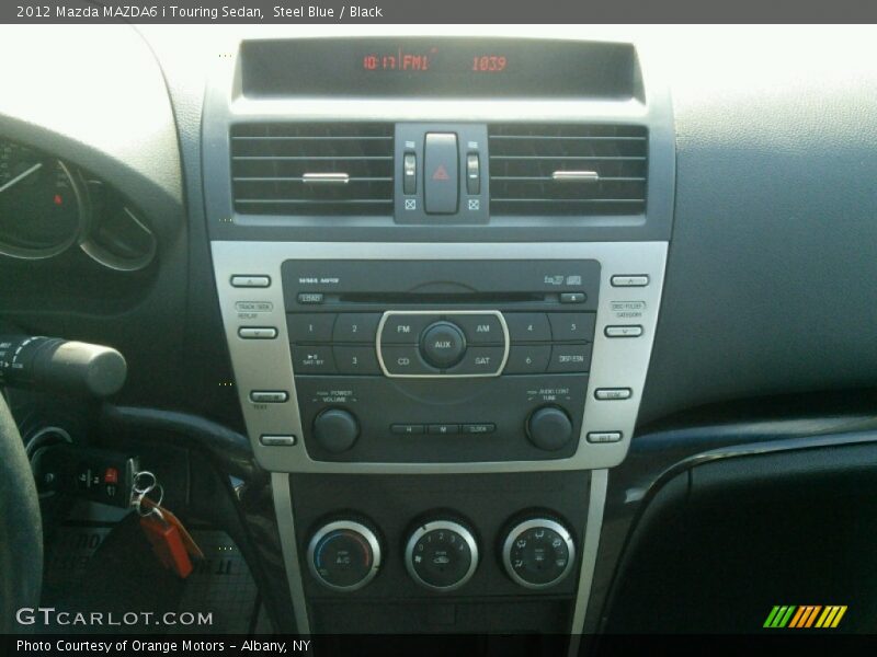 Steel Blue / Black 2012 Mazda MAZDA6 i Touring Sedan
