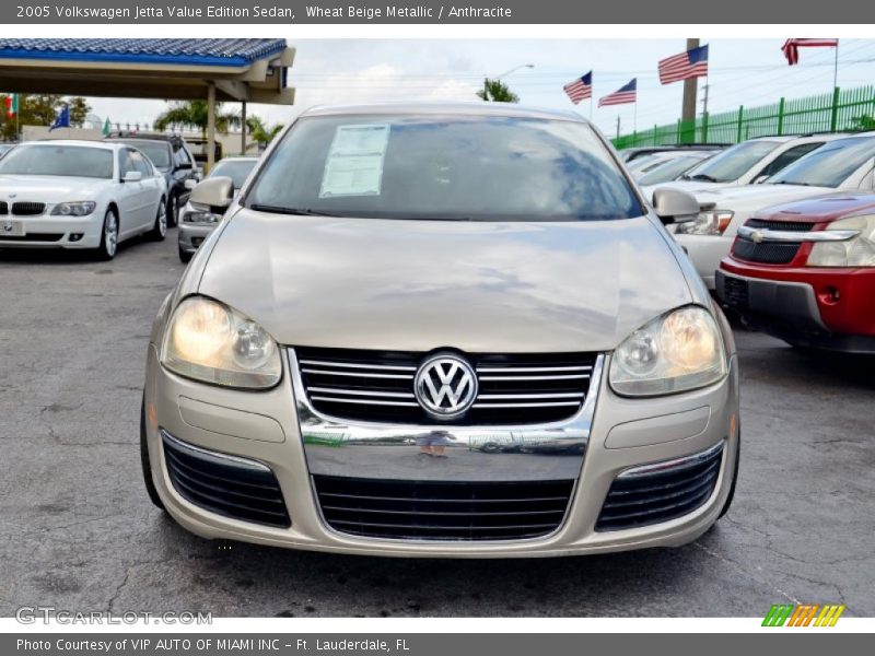 Wheat Beige Metallic / Anthracite 2005 Volkswagen Jetta Value Edition Sedan